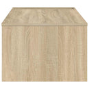 vidaXL Dohányzóasztal Sonoma tölgy 95 x 50 x 34 cm Faanyag