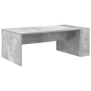 vidaXL Dohányzóasztal Beton Szürke 95 x 50 x 34 cm Faanyag