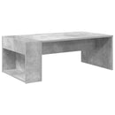 vidaXL Dohányzóasztal Beton Szürke 95 x 50 x 34 cm Faanyag