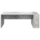 vidaXL Dohányzóasztal Beton Szürke 95 x 50 x 34 cm Faanyag