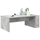 vidaXL Dohányzóasztal Beton Szürke 95 x 50 x 34 cm Faanyag