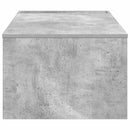 vidaXL Dohányzóasztal Beton Szürke 95 x 50 x 34 cm Faanyag