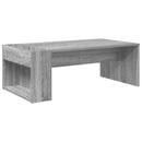 vidaXL Dohányzóasztal Szürke Sonoma 95 x 50 x 34 cm Faanyag