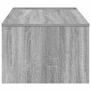 vidaXL Dohányzóasztal Szürke Sonoma 95 x 50 x 34 cm Faanyag