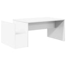 vidaXL Dohányzóasztal Fehér 90 x 45 x 35 cm Faanyag