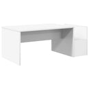 vidaXL Dohányzóasztal Fehér 90 x 45 x 35 cm Faanyag