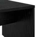 vidaXL Dohányzóasztal Fekete tölgy 90 x 45 x 35 cm Faanyag