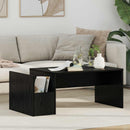vidaXL Dohányzóasztal Fekete tölgy 90 x 45 x 35 cm Faanyag