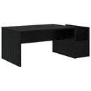 vidaXL Dohányzóasztal Fekete tölgy 90 x 45 x 35 cm Faanyag