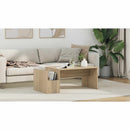vidaXL Dohányzóasztal Sonoma tölgy 90 x 45 x 35 cm Faanyag