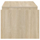 vidaXL Dohányzóasztal Sonoma tölgy 90 x 45 x 35 cm Faanyag