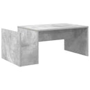 vidaXL Dohányzóasztal Beton Szürke 90 x 45 x 35 cm Faanyag