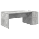 vidaXL Dohányzóasztal Beton Szürke 90 x 45 x 35 cm Faanyag