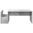 vidaXL Dohányzóasztal Beton Szürke 90 x 45 x 35 cm Faanyag