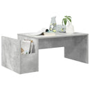 vidaXL Dohányzóasztal Beton Szürke 90 x 45 x 35 cm Faanyag