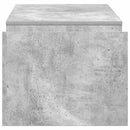 vidaXL Dohányzóasztal Beton Szürke 90 x 45 x 35 cm Faanyag