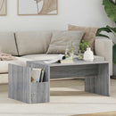 vidaXL Dohányzóasztal Szürke Sonoma 90 x 45 x 35 cm Faanyag