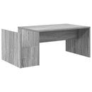vidaXL Dohányzóasztal Szürke Sonoma 90 x 45 x 35 cm Faanyag