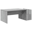 vidaXL Dohányzóasztal Szürke Sonoma 90 x 45 x 35 cm Faanyag
