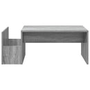 vidaXL Dohányzóasztal Szürke Sonoma 90 x 45 x 35 cm Faanyag