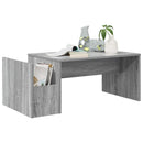 vidaXL Dohányzóasztal Szürke Sonoma 90 x 45 x 35 cm Faanyag