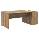 vidaXL Dohányzóasztal Artisan tölgy 90 x 45 x 35 cm Faanyag