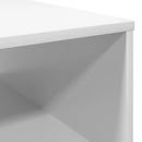 vidaXL Dohányzóasztal fiókkal tárolóval Fehér 95 x 55 x 31 cm Faanyag