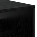 vidaXL Dohányzóasztal fiókkal Fekete tölgy 95 x 55 x 31 cm Faanyag