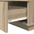 vidaXL Dohányzóasztal fiókkal Sonoma tölgy 95 x 55 x 31 cm Faanyag