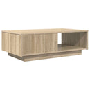 vidaXL Dohányzóasztal fiókkal Sonoma tölgy 95 x 55 x 31 cm Faanyag