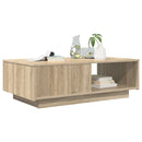 vidaXL Dohányzóasztal fiókkal Sonoma tölgy 95 x 55 x 31 cm Faanyag