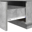 vidaXL Dohányzóasztal fiókkal Beton Szürke 95 x 55 x 31 cm Faanyag