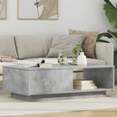 vidaXL Dohányzóasztal fiókkal Beton Szürke 95 x 55 x 31 cm Faanyag