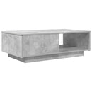 vidaXL Dohányzóasztal fiókkal Beton Szürke 95 x 55 x 31 cm Faanyag