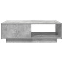 vidaXL Dohányzóasztal fiókkal Beton Szürke 95 x 55 x 31 cm Faanyag