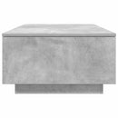 vidaXL Dohányzóasztal fiókkal Beton Szürke 95 x 55 x 31 cm Faanyag