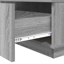 vidaXL Dohányzóasztal fiókkal Szürke Sonoma 95 x 55 x 31 cm Faanyag