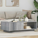 vidaXL Dohányzóasztal fiókkal Szürke Sonoma 95 x 55 x 31 cm Faanyag