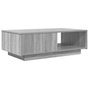 vidaXL Dohányzóasztal fiókkal Szürke Sonoma 95 x 55 x 31 cm Faanyag