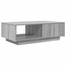 vidaXL Dohányzóasztal fiókkal Szürke Sonoma 95 x 55 x 31 cm Faanyag