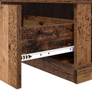 vidaXL Dohányzóasztal fiókkal Öreg fa 95 x 55 x 31 cm Faanyag