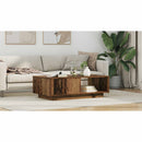 vidaXL Dohányzóasztal fiókkal Öreg fa 95 x 55 x 31 cm Faanyag