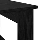 vidaXL Dohányzóasztal Fekete tölgy 72 x 50 x 50 cm Faanyag