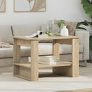 vidaXL Dohányzóasztal Sonoma tölgy 72 x 50 x 50 cm Faanyag