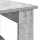 vidaXL Dohányzóasztal Beton Szürke 72 x 50 x 50 cm Faanyag
