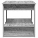 vidaXL Dohányzóasztal Szürke Sonoma 72 x 50 x 50 cm Faanyag