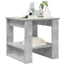 vidaXL Dohányzóasztal Beton Szürke 51 x 50 x 50 cm Faanyag