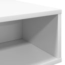 vidaXL Dohányzóasztal Fehér 105 x 50 x 32,5 cm Faanyag