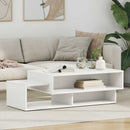 vidaXL Dohányzóasztal Fehér 105 x 50 x 32,5 cm Faanyag
