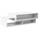 vidaXL Dohányzóasztal Fehér 105 x 50 x 32,5 cm Faanyag